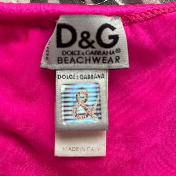 Vintage Dolce & Gabbana pink bikini Italian size 2 - Picture 5 of 11